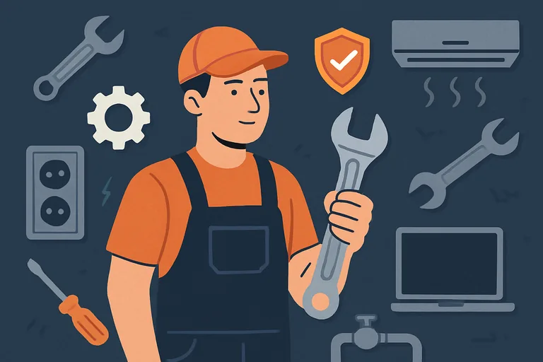 Regal Fix maintenance technician with professional tools